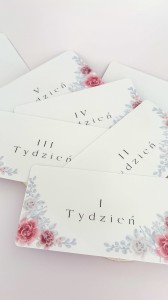 Karty kategorii Pastelowy ogród Tygodnie (5 sztuk)   